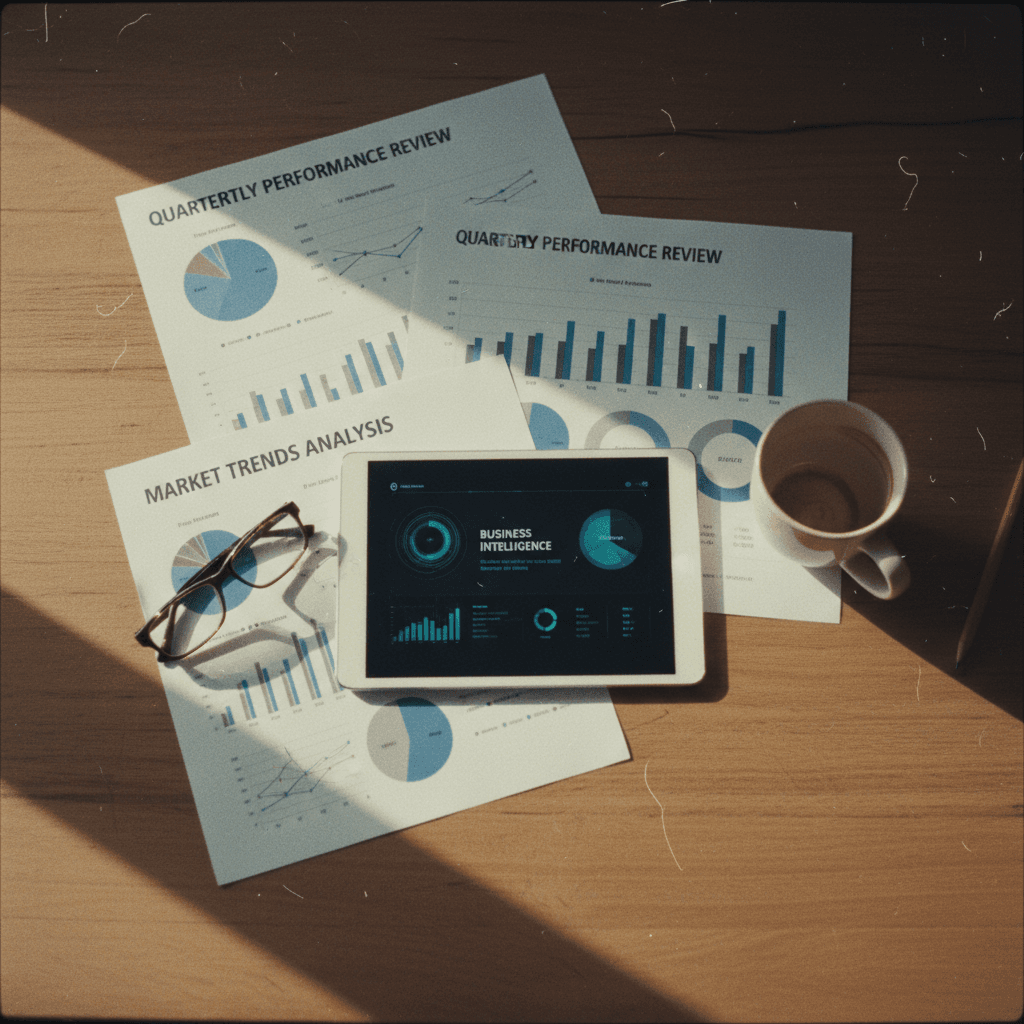 Scheduled reporting materials